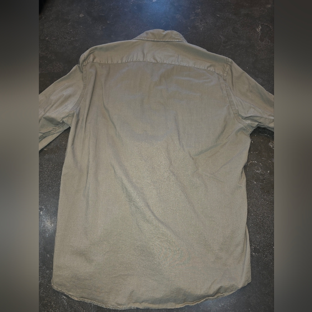 American Eagle Outfitters Brown Casual Button-Down Shirt - Picture 4 of 8